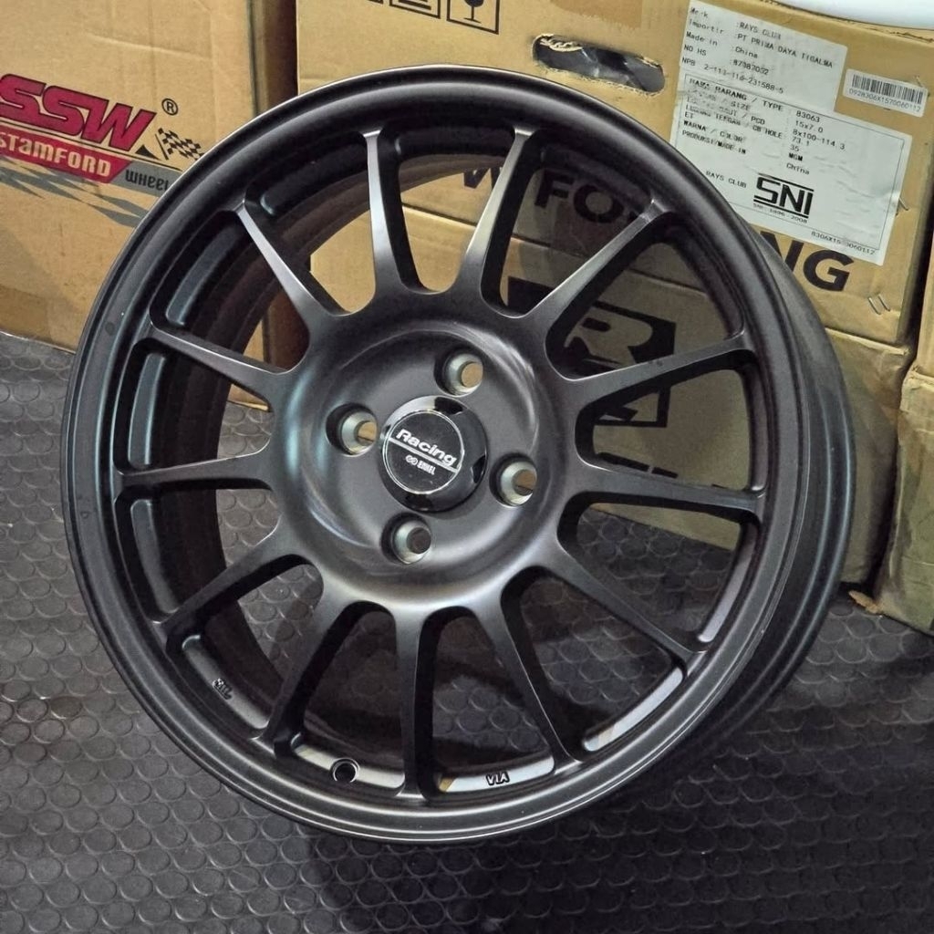 Jual velg mobil R16 lebar 7 ENKEI RCT 5 PCD 4X100 velg racing ring 16 ...