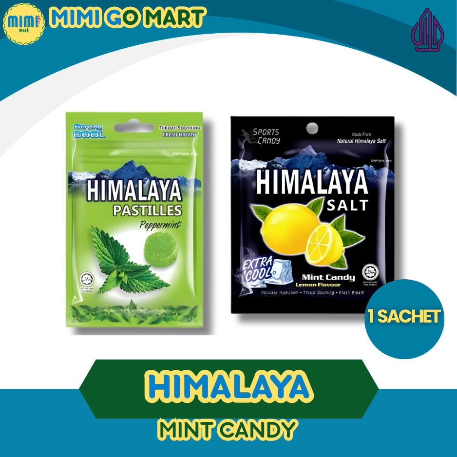 Jual Permen | Pastilles Himalaya | Rasa Lemon dengan Garam | Mint ...