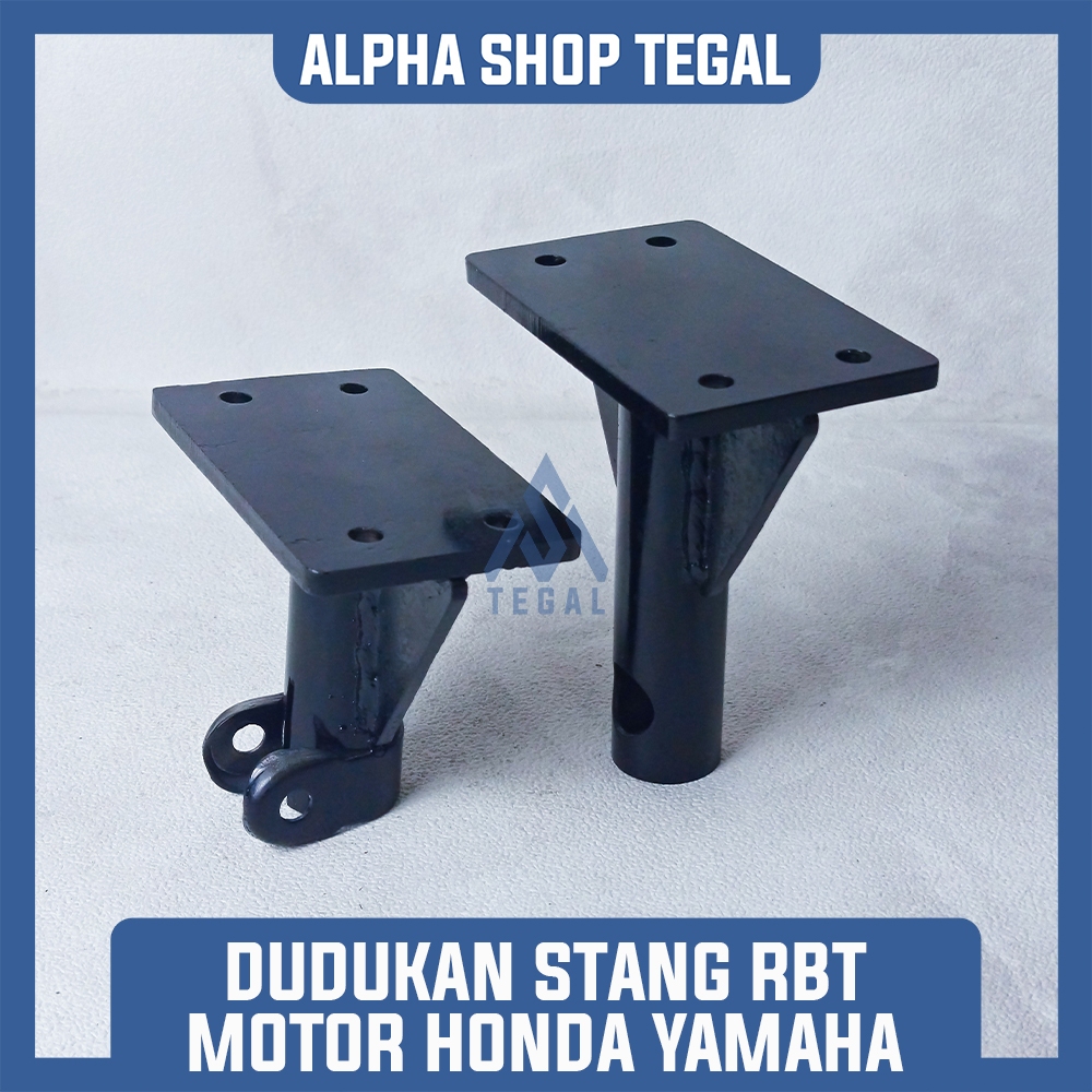 Jual Tapak Dudukan Stang RBT Hitam Tebal Plat 6 MM Untuk Motor Honda ...