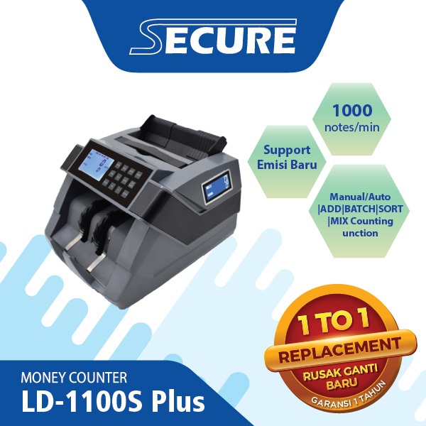 Jual Secure Money Counter LD-1100S Plus | Shopee Indonesia