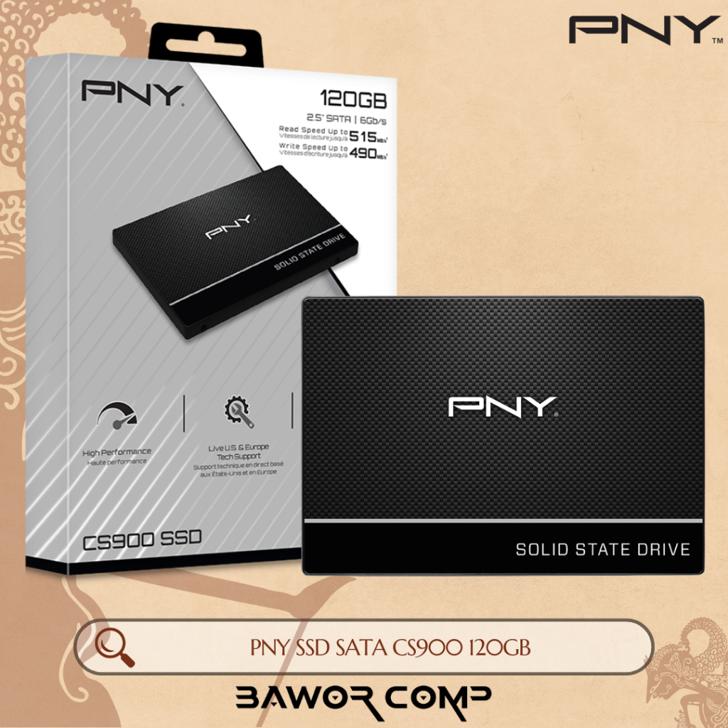 Jual SSD PNY CS900 120GB - Sata III 2,5
