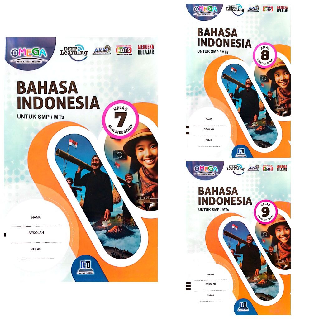 Jual LKS SMP MTS OMEGA BAHASA INDONESIA KELAS 7 8 9 KURIKULUM MERDEKA ...
