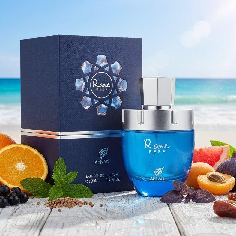 Jual Afnan Rare Reef Extrait 100ML Parfum Unisex Citrus Mint Green  Amberwood Tahan Lama | Shopee Indonesia