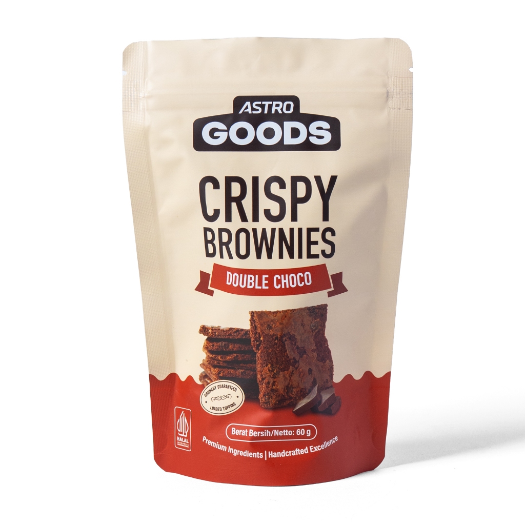 Jual Astro Goods - Crispy Brownies Double Choco 60 gram | Snack Cokelat ...