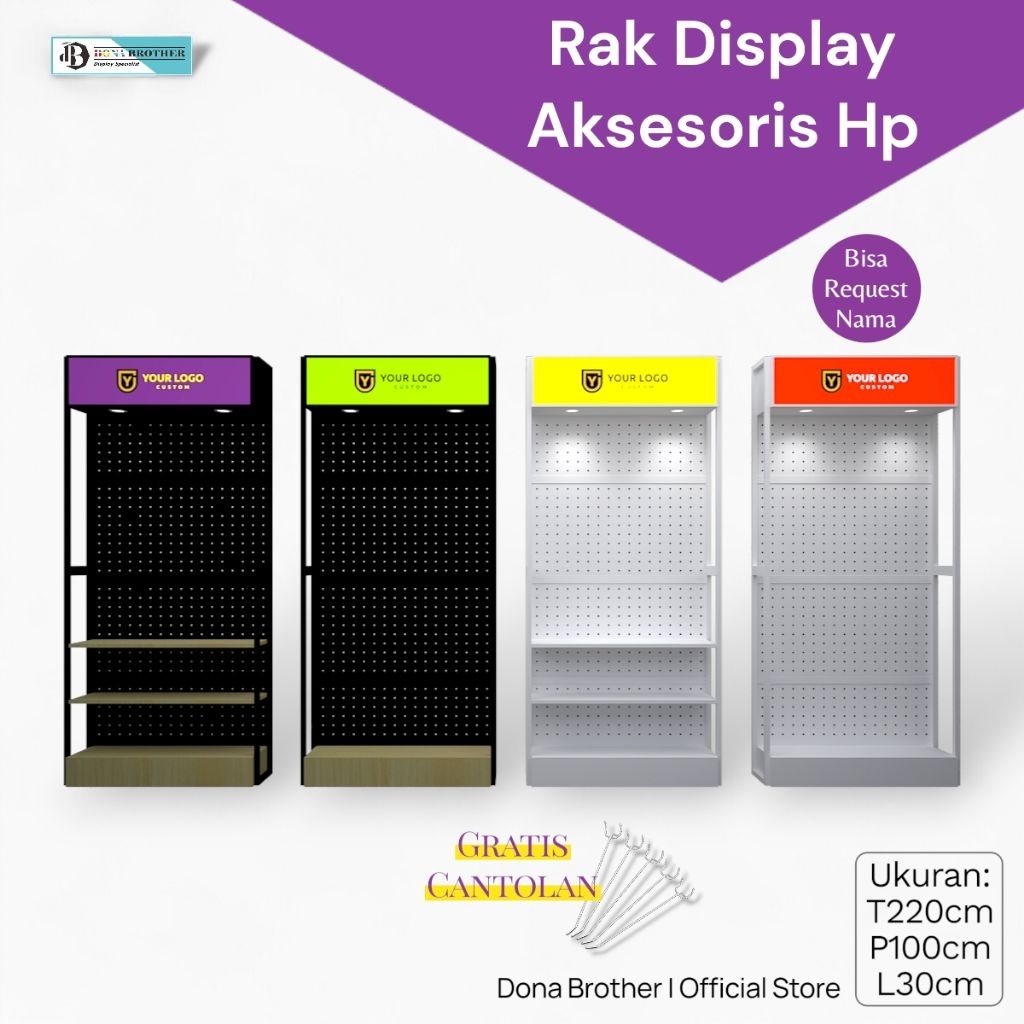 Jual rak asesoris hp robot samsung oppo vgen varian 2 hambalan(ukuran ...