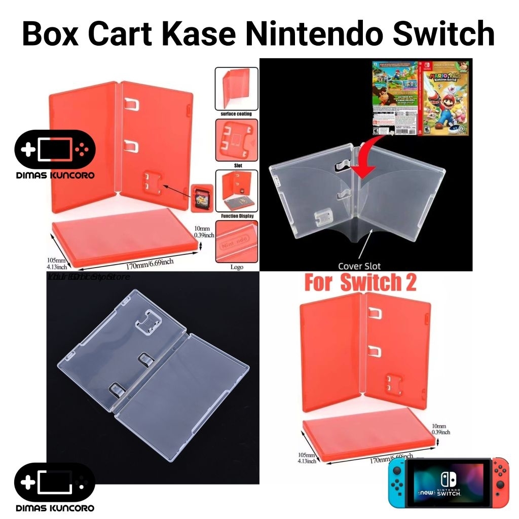 Jual Box Cart Kaset Nintendo Switch game card cartridge storage ...