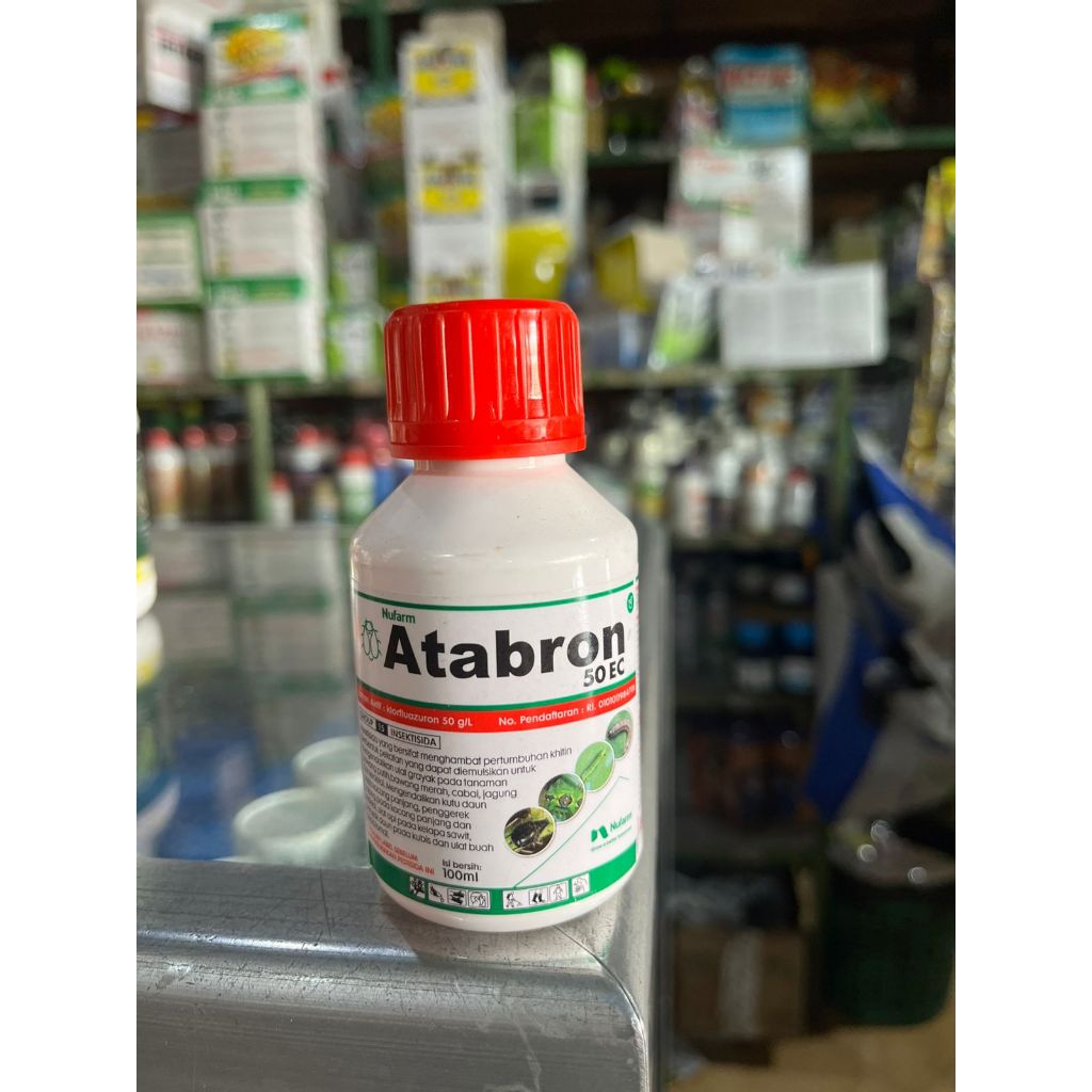 Jual Atabron 50EC 100 ml Insektisida Obat Basmi Ulat Belalang Wereng ...