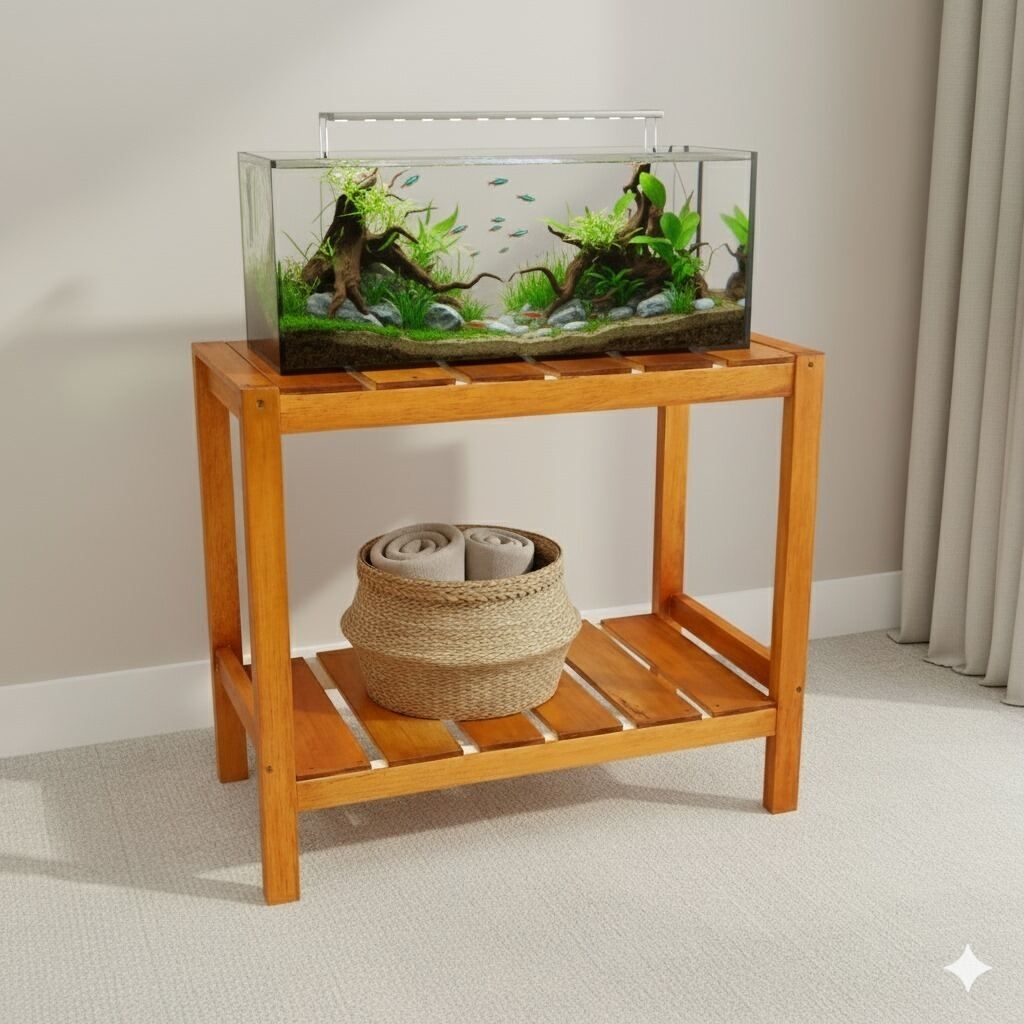 Jual Wooden Shelf Rak Kayu Minimalis 2 Tingkat Rak Serbaguna | Shopee ...
