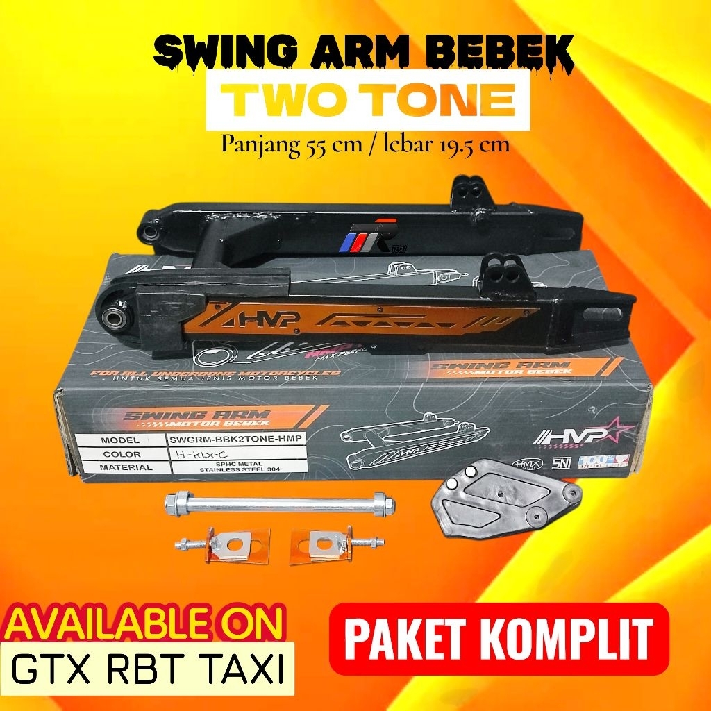Jual SWING ARM BEBEK SUPRA REVO, ARM RBT TWO TONE LIST CNC, SWING ARM ...