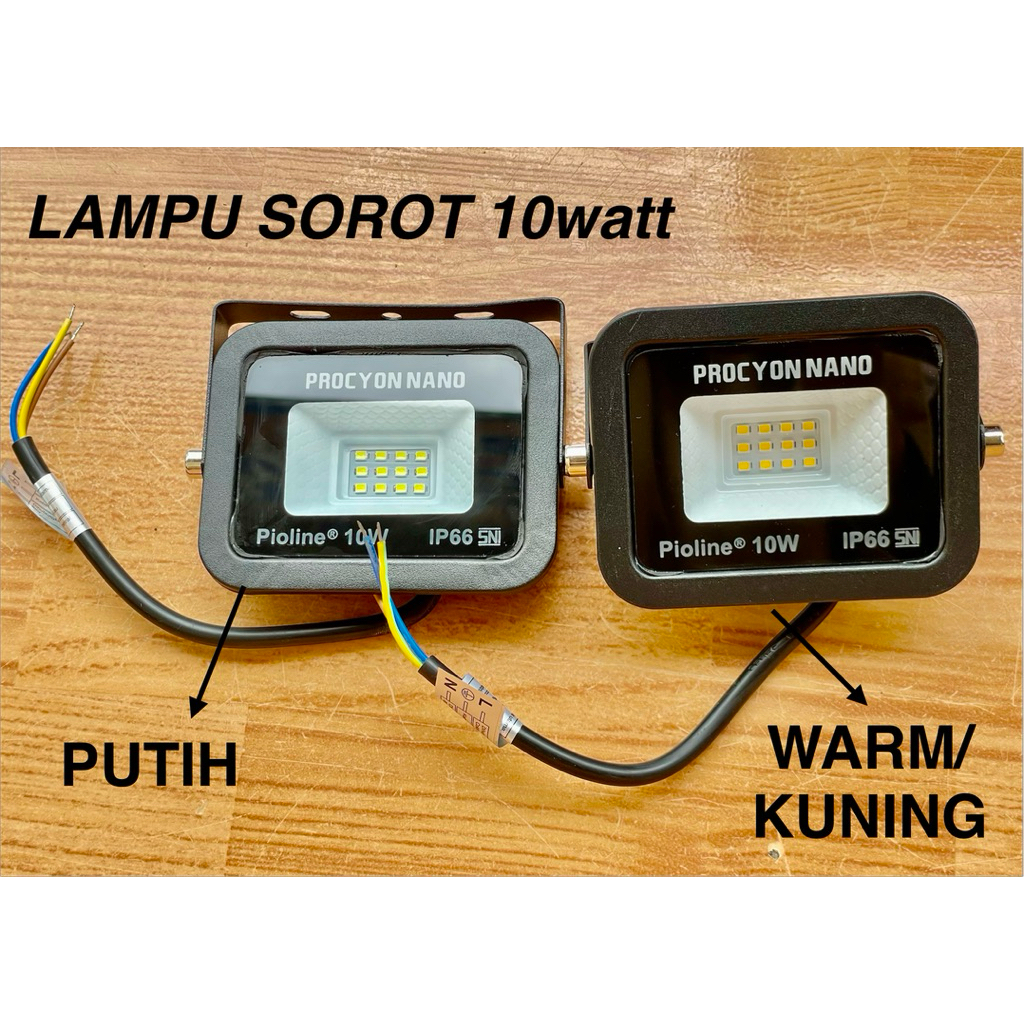 Jual Lampu Sorot LED Pioline Procyon 10 20 30 50 100 Watt Nano Lampu ...