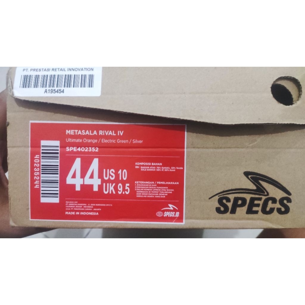 Jual Specs metasala rival IV second like new | Shopee Indonesia