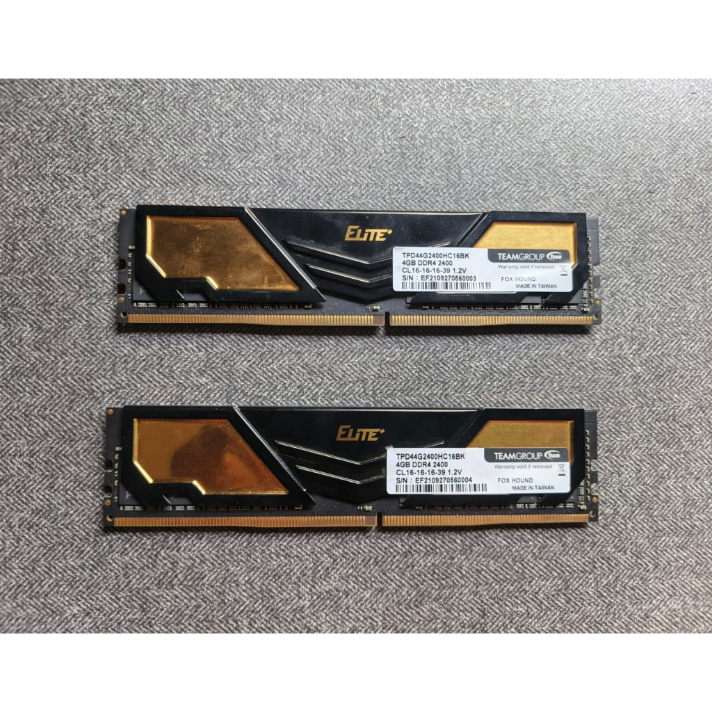 Jual RAM PC TEAM ELITE+ GOLD DDR4 4GBX2 | Shopee Indonesia