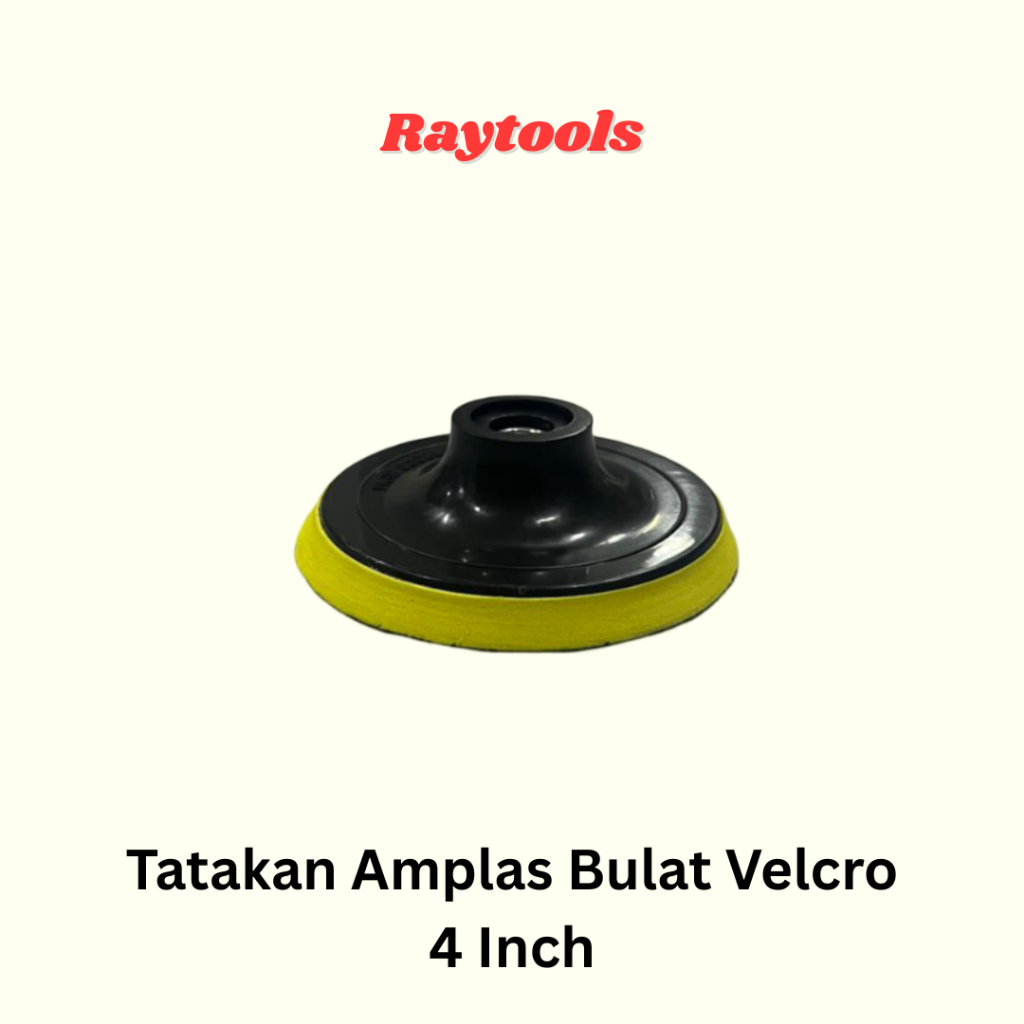 Jual Tatakan Amplas Bulat Velcro - Velcro Pad 4 Inch | Shopee Indonesia