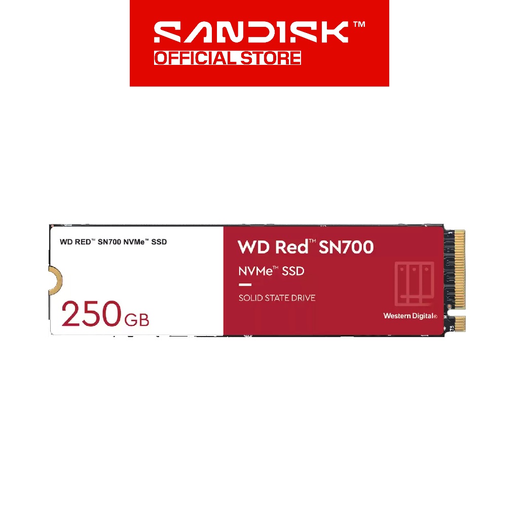 Jual WD Red SSD NAS SN700 250GB / 500GB / 1TB / 2TB / 4TB M.2 PCIe