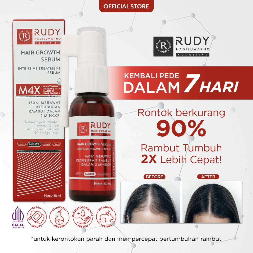 Jual Rudy Hadisuwarno Cosmetics Hair Growth Serum 30 ml Hair Serum ...