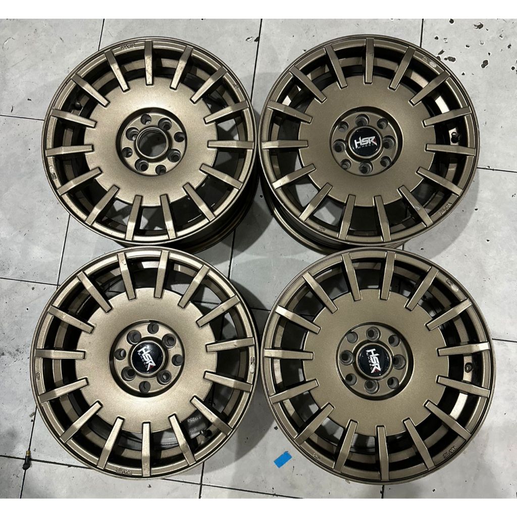 Jual VELG SEKEN HSR RALLY RING 16 LEBAR 7 PCD 4X100 4X114 BRONZE COCOK ...