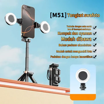 Tongsis Selfie Tripod 3 In 1 Extendable Grip Tripod Mini Selfie Stick Tongsis Tripod Bluetooth