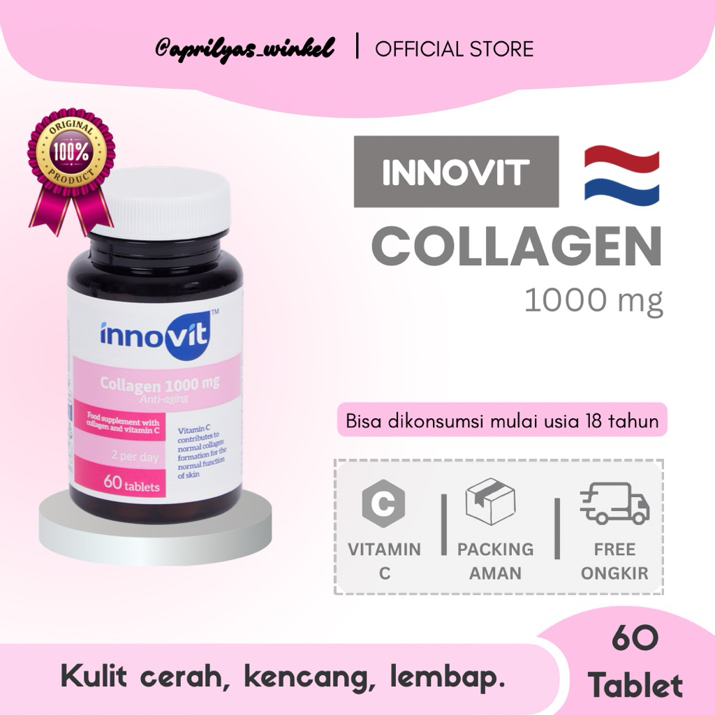 Jual [GARANSI HARGA TERMURAH] INNOVIT Collagen 1000 mg + Vitamin C ...