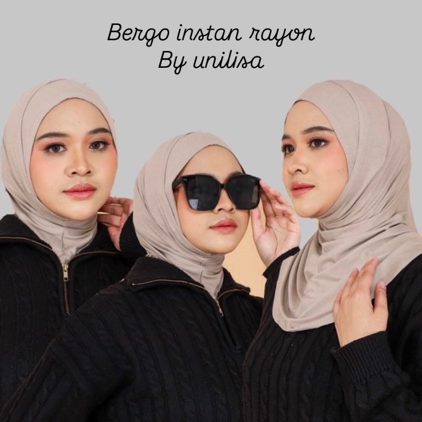 BERGO INSTAN KARET DAGU RAYON PREMIUM