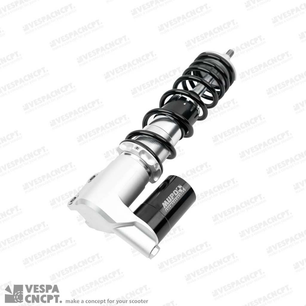 Jual Shock Breaker Mupo Set Depan Belakang Black Silver Vespa Sprint ...