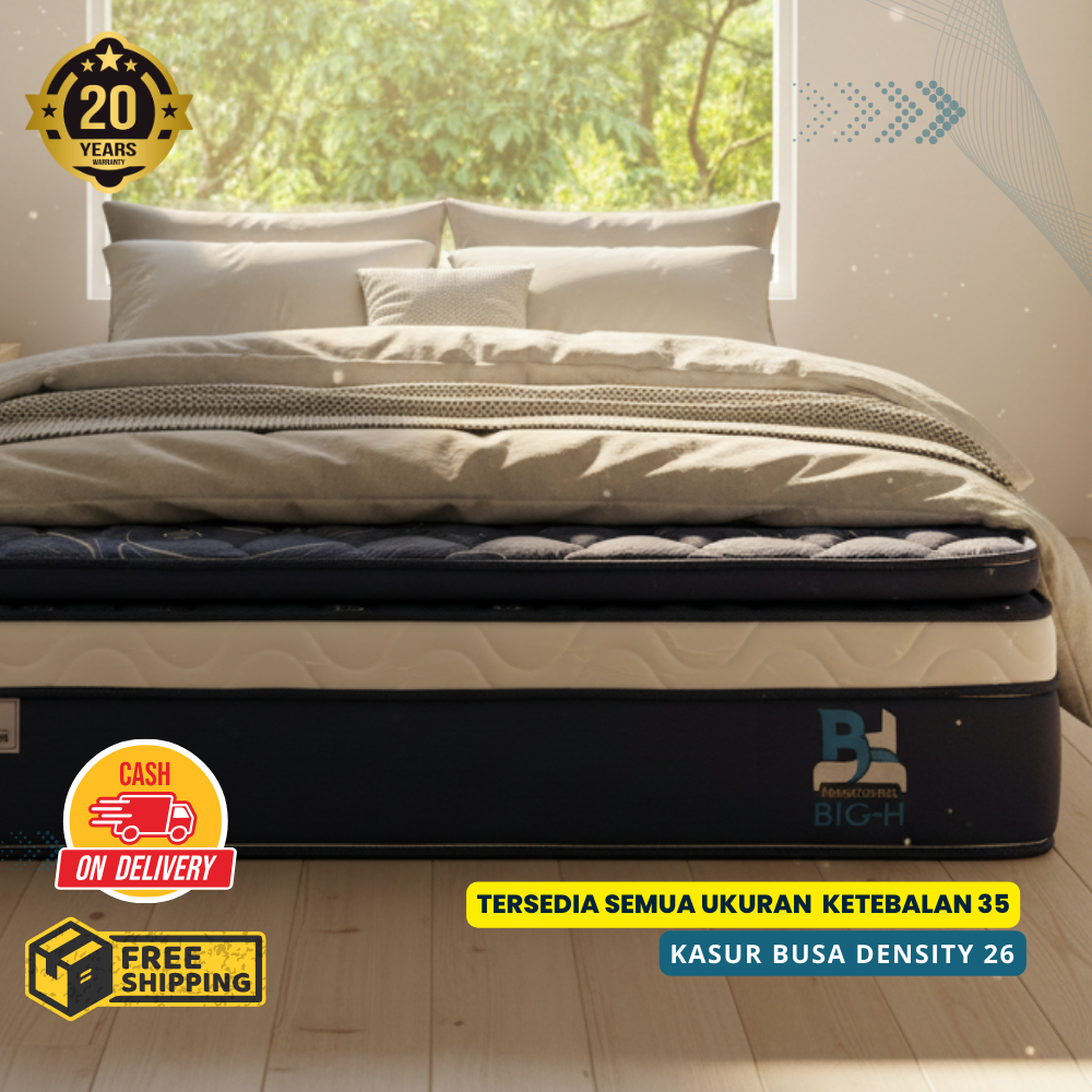 Jual Big_H Kasur Busa Premium 35 busa hight Density kasur Anti kempes ...