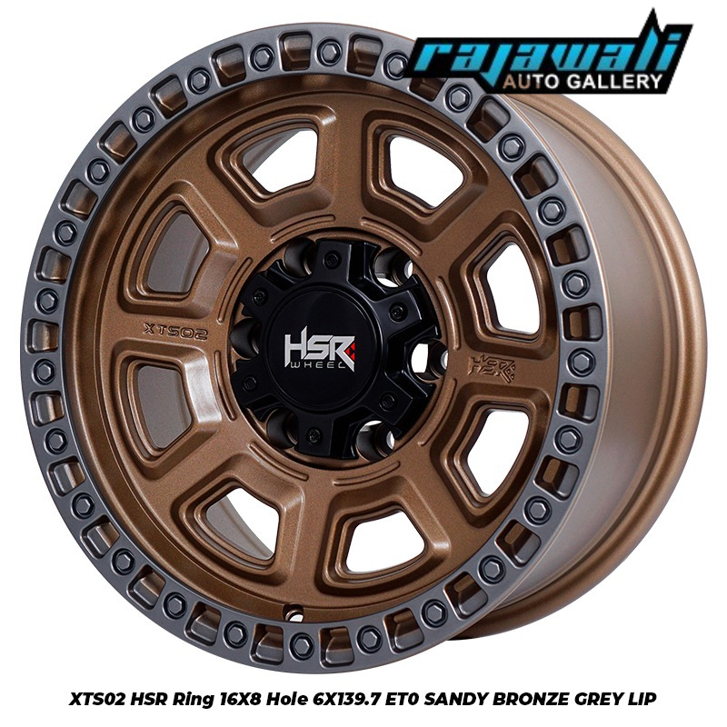 Jual HSR XTS02 RING 16 VELG MOBIL R16 LEBAR 8 PCD 6X1397 BUAT TRITON ...