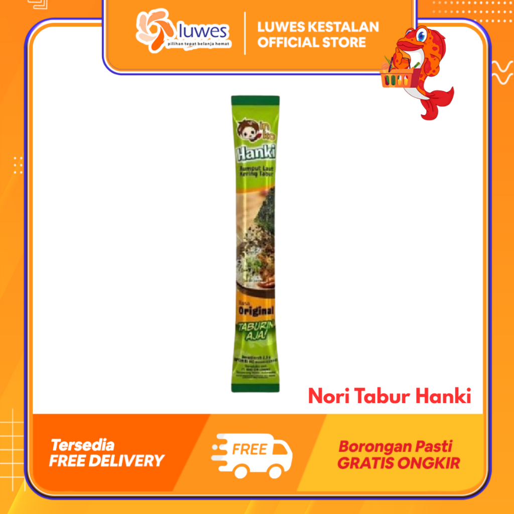 Jual Inko Hanki Rumput Laut Kering Tabur Original 9gr | Rumput Laut ...