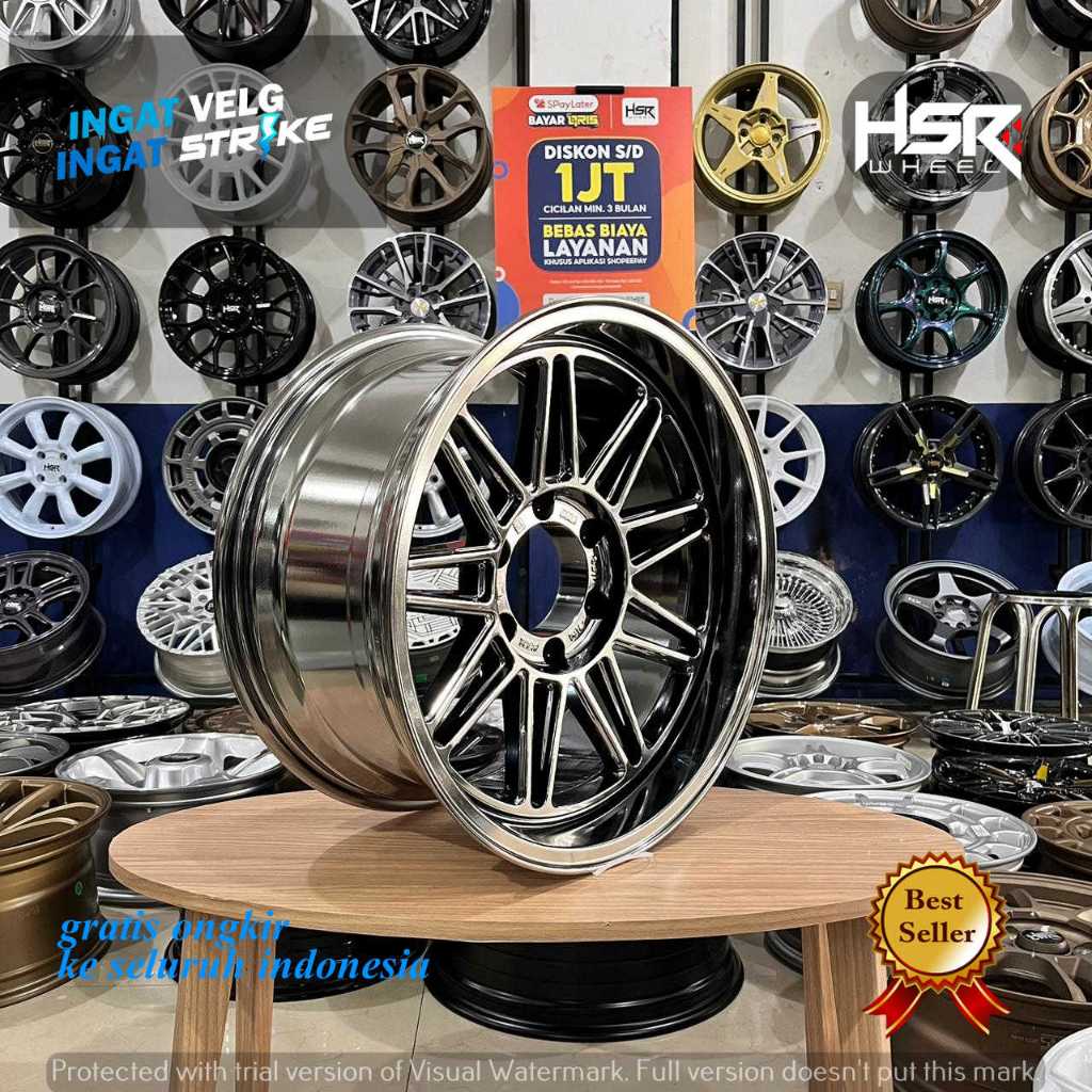 Jual REKOMENDASI VELG CELONG R18 BLACK CHROME | VELG RUSH, CRV, HARIER ...