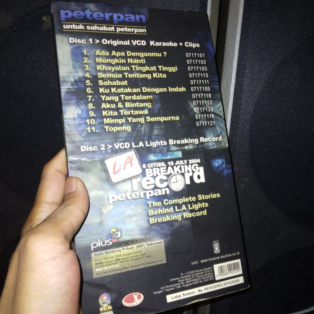 Jual Vcd Karaoke original Peterpan Untuk Sahabat | Shopee Indonesia