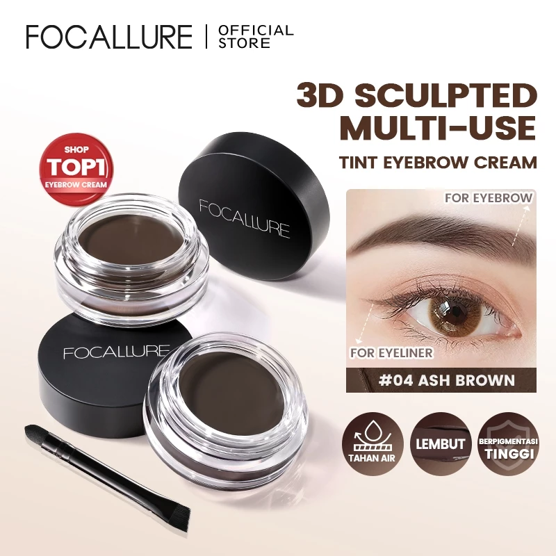 Pratinjau FOCALLURE Eyebrow Cream Gel waterproof Pensil Alis-kosmetik Mata