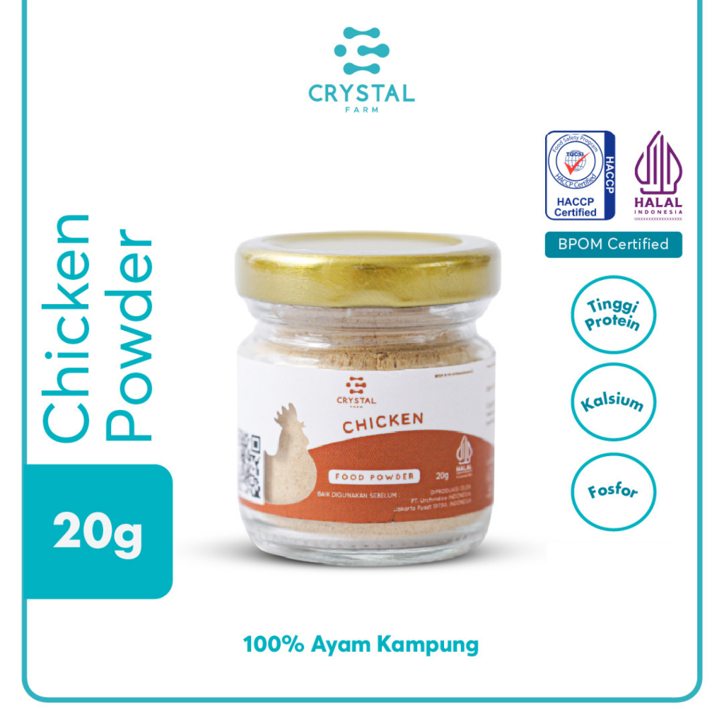 Jual Crystal Farm | Chicken Powder (20GR) (80GR) / Kaldu Ayam Kampung ...