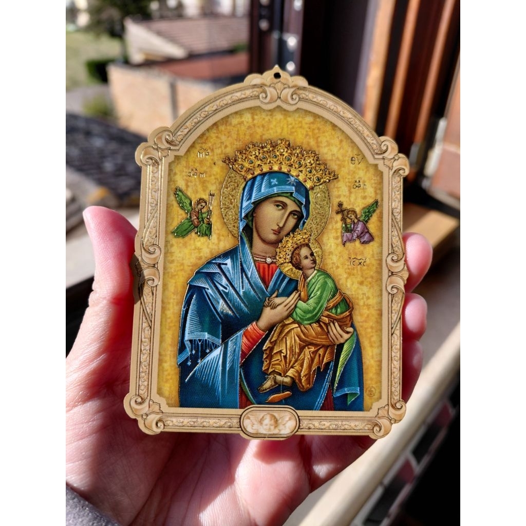 Pajangan Katolik Pajangan Bunda Maria Penolong Abadi 4