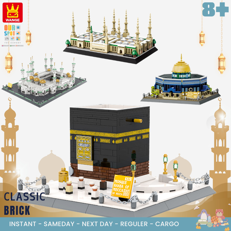 Jual WANGE brick Masjid AI-Haram Bricks Building Kabah Aqsa Nabawi ...