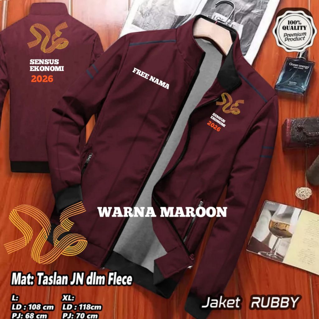 Jual JAKET TERBARU BPS SENSUS EKONOMI 2026 / BADAN PUSAT STATISTIK ...