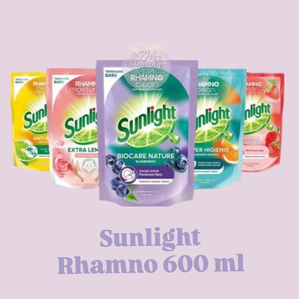 Jual Sunlight Rhamno Sabun Cuci Piring 600 ml | Shopee Indonesia