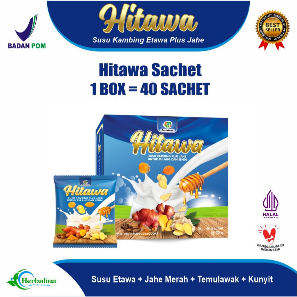 Jual HITAWA SACHET - Susu Etawa Untuk Terapi Tulang dan Sendi Netto 1KG ...