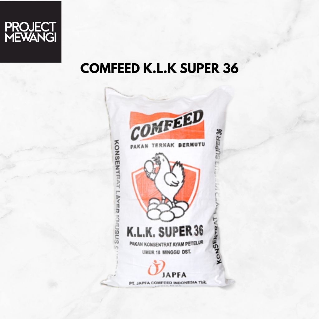 Jual 1 Karung 50Kg Comfeed KLK Super 36 SPR Konsentrat Ayam Petelur K.L ...