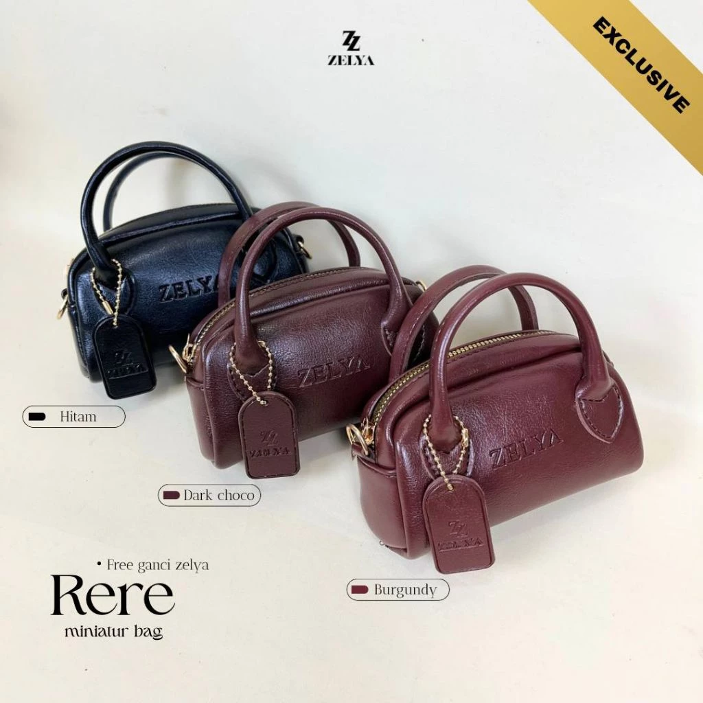 (FREE GANCI) Miniatur Bag Rere By Zelya Unik