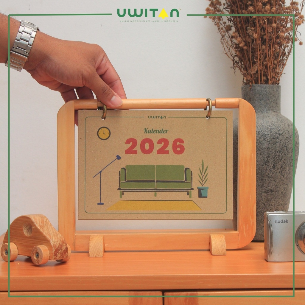 Jual Uwitan Kalender Uwitan 2026 - Calender 2026 Aesthetic Eco Friendly ...