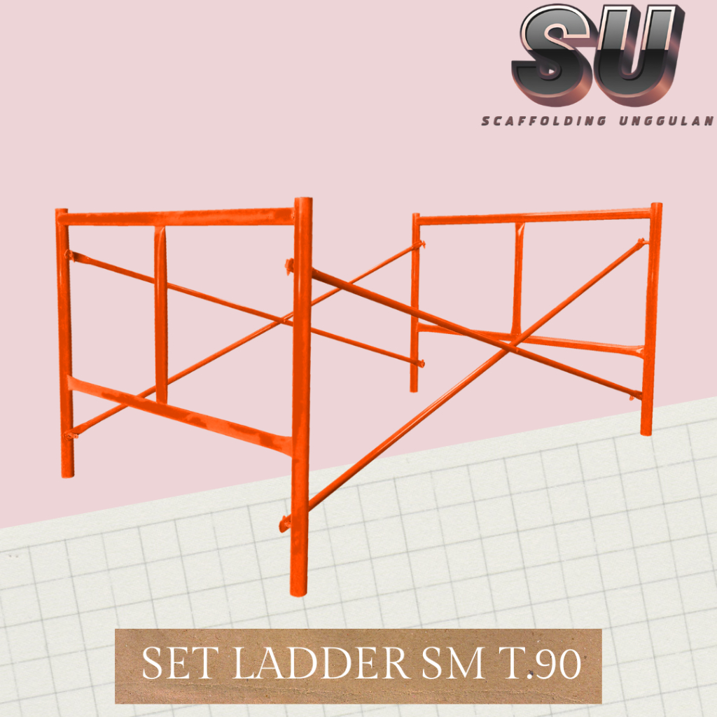 Jual Set Ladder Frame 90 Scaffolding Steger SM | Shopee Indonesia