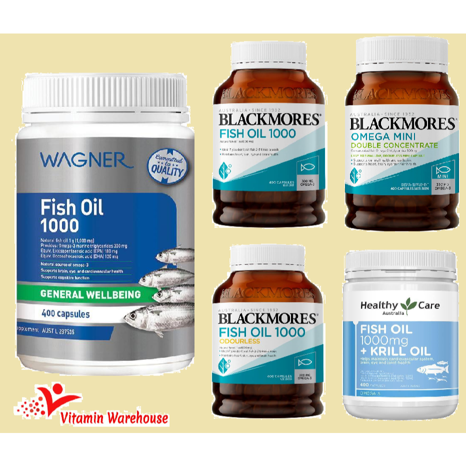 Jual WAGNER Fish Oil 1000mg / Healthy Care Fish Oil / BM Fish Oil ...
