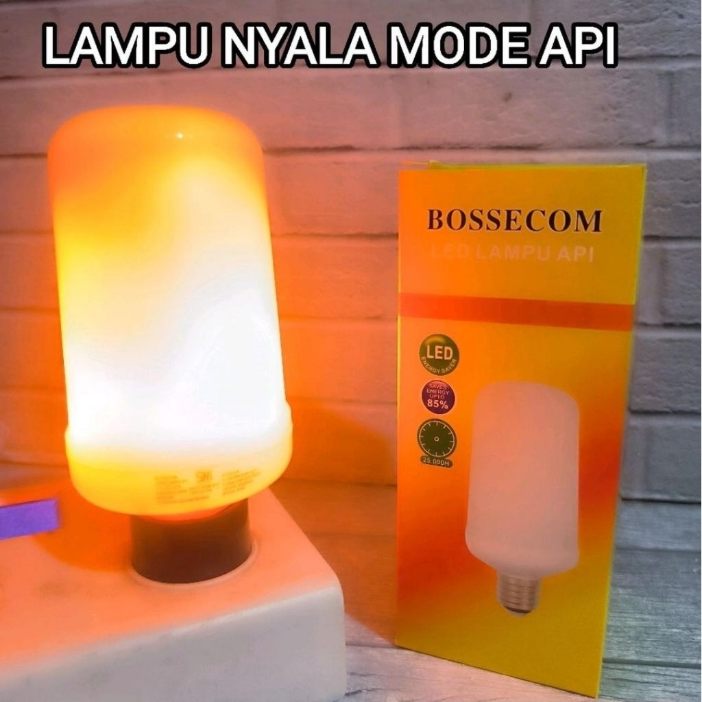 Jual Lampu Bohlam Api LED BOSSECOM BE 8876 Lampu Dekorasi Api | Shopee ...