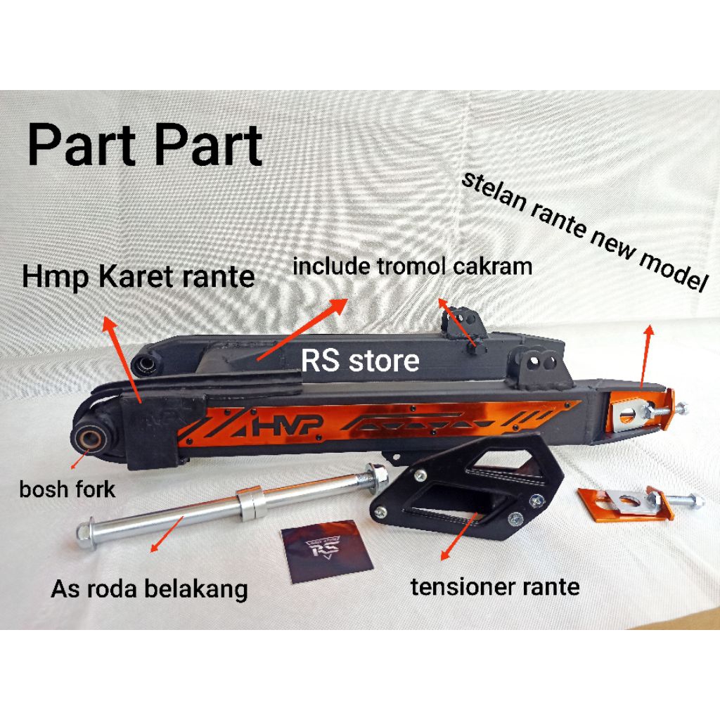 Jual Swing Arm Lengan Ayun Bebek Trail GTX RBT Replika Two Tone PNP ...