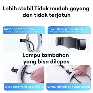 Ring Light Miror Holder Buat Yiutuber Live Streaming