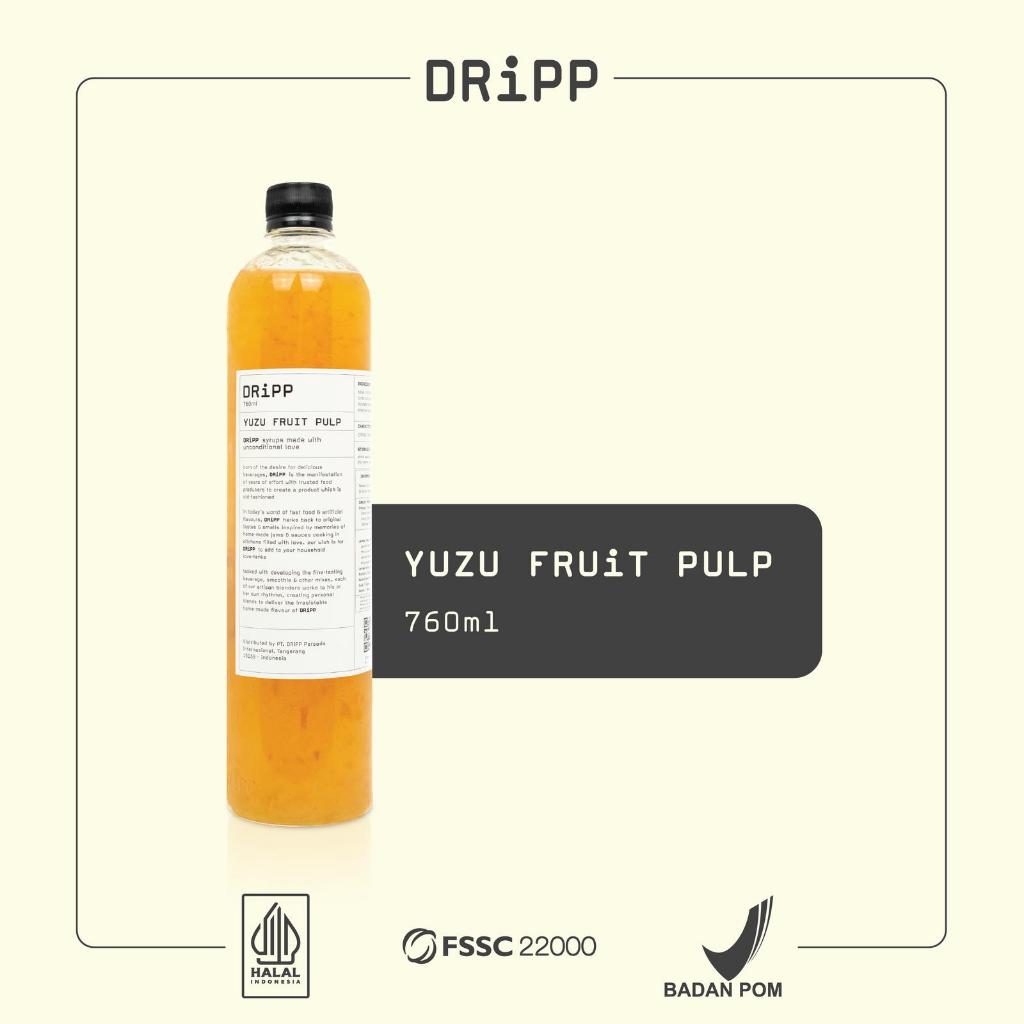 Jual DRiPP Yuzu Fruit Pulp 760ml (Syrup Pulp Rasa Buah Yuzu) | Shopee ...