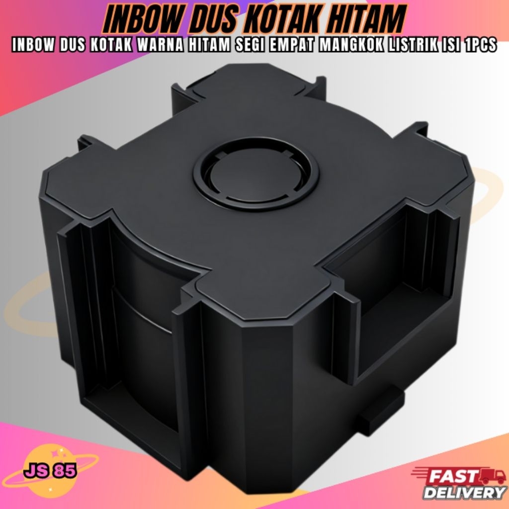 Jual INBOW DUS Kotak Hitam Segi Empat Mangkok Listrik Isi 1PCS | Shopee ...