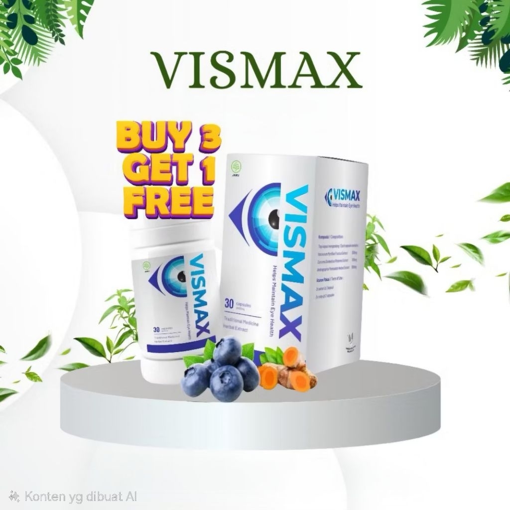 Jual VISMAX obat mata plus minus katarak herbal asli BPOM | Shopee ...