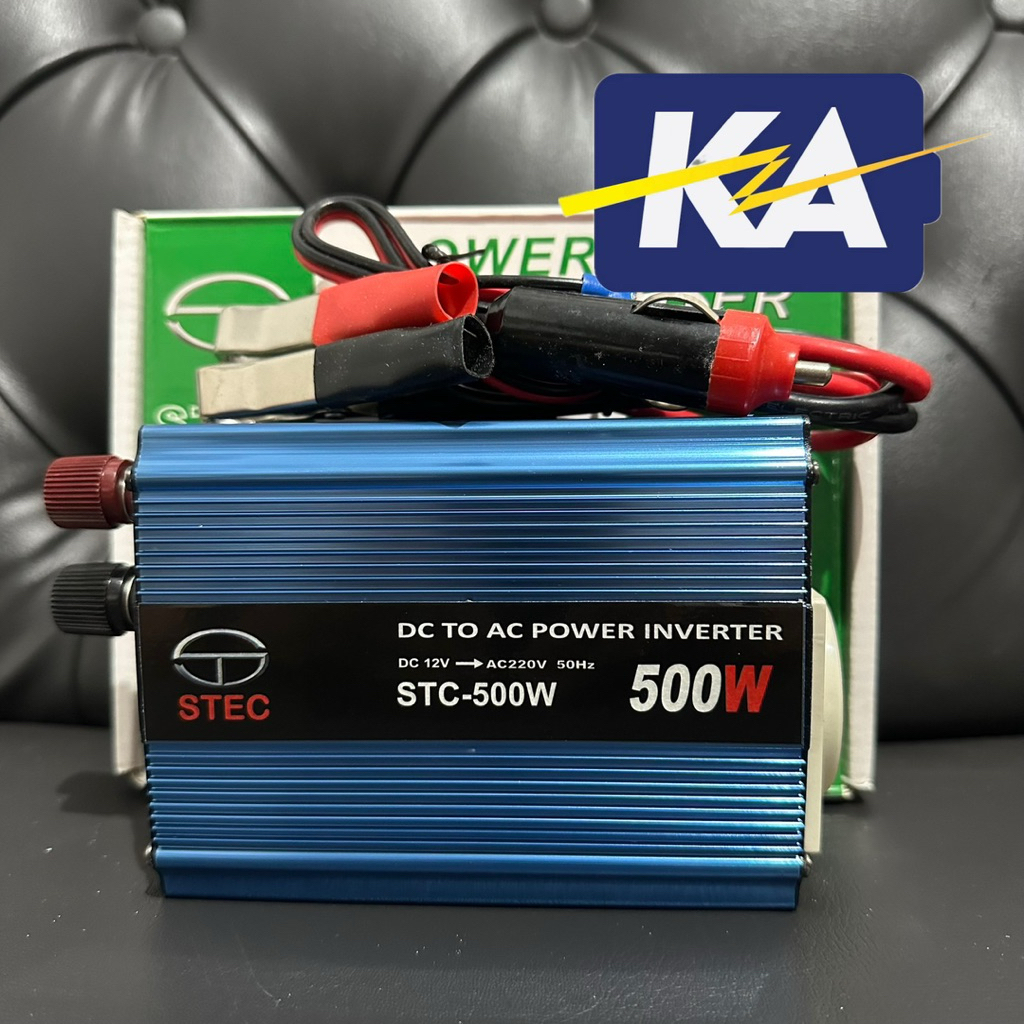 Jual power inverter STEC STC dc to ke ac 12v 12 v 500w 500 w watt MSW ...