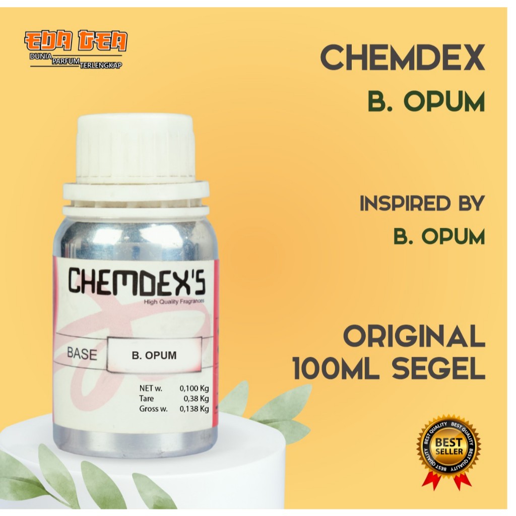 Jual bibit parfum murni B OPUM CHEMDEX'S 100ML SEGEL | Shopee Indonesia