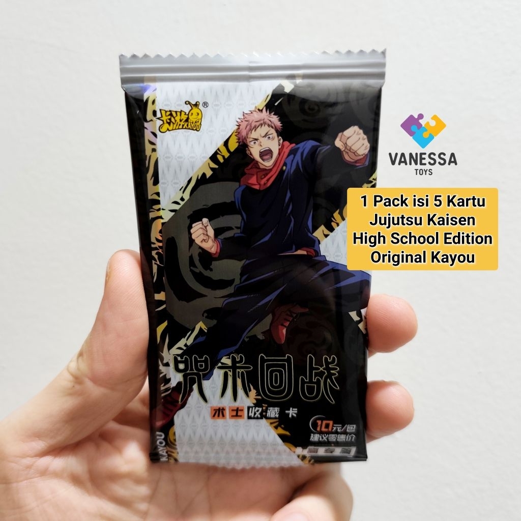 Jual Kayou 1 Pack isi 5 Pcs Kartu Jujutsu Kaisen High School Edition ...
